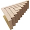 Ekena Millwork 12"W x 36"D x 24"H Classic Landon Rough Cedar Woodgrain TimberThane Corbel, Primed Tan CORUR12X36X24LANRCPR - alternate 2